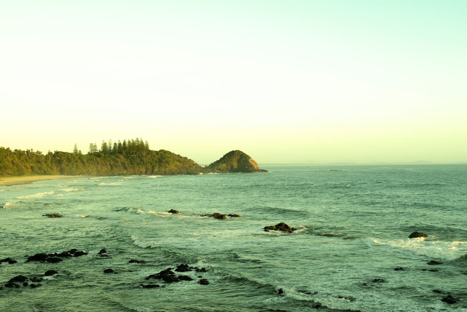 Sunrise over the Port Macquarie coastline
